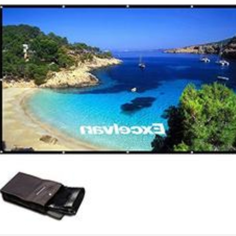 Excelvan 150 Inch 16:9 Projector Screen